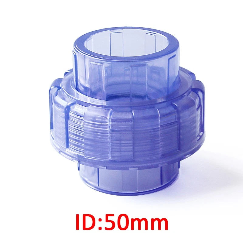 PVC Plastik Klebe Rohr-Fittings Verschraubung Verbinder Muffe Innen Ø 20mm-63mm