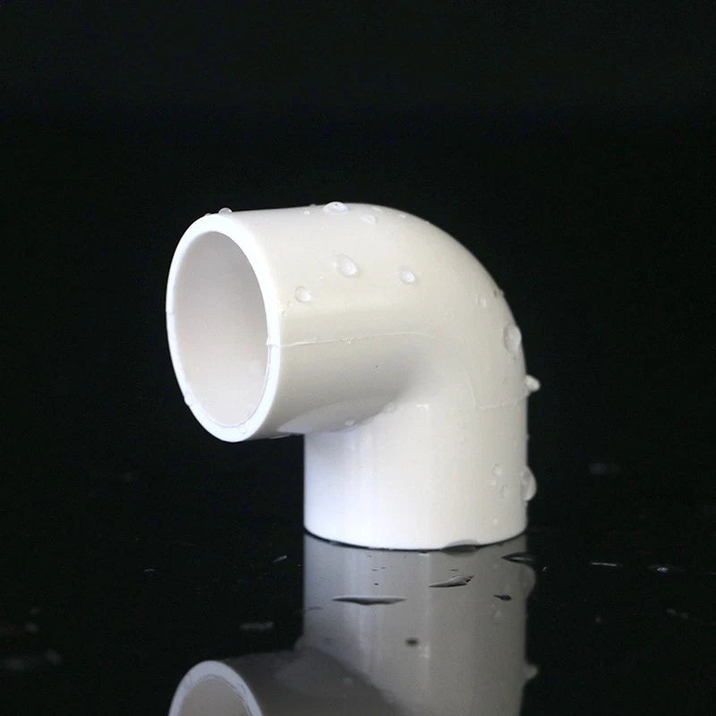 Weiß PVC Klebefittings Rohr Verbinder T-Stück Bogen Winkel Muffe Kreuz 20-160mm