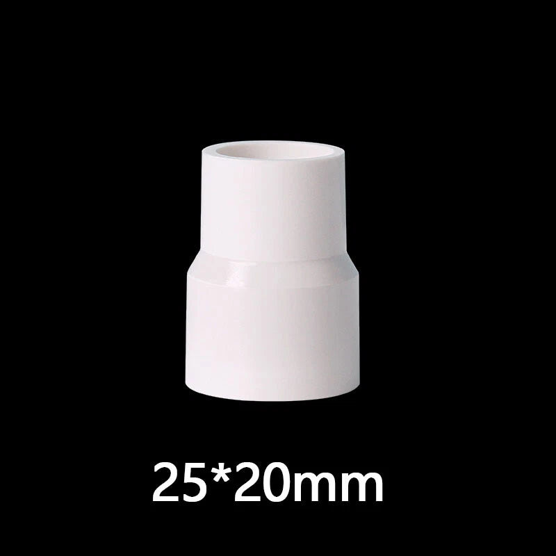 PVC Weiß Reduzierstück Muffe Rohr Fittings Verbinder Klebefittings 20mm~160mm