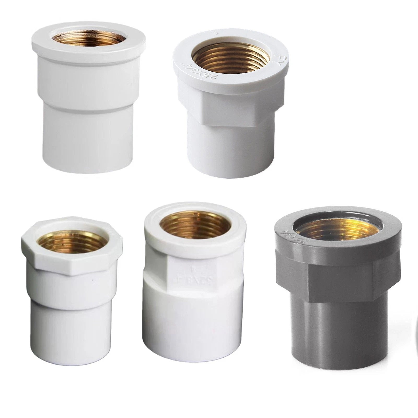 16 20 25 32-110mm PVC Fittings Aquarium Pool Verrohrung Rohr Winkel Muffe T-St