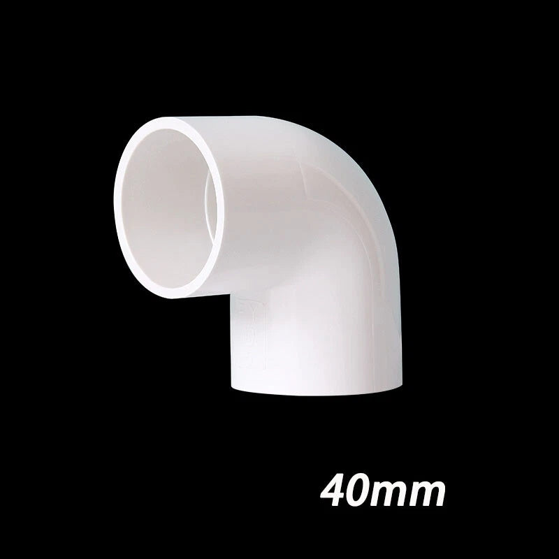 PVC Klebe Fittings Verbinder Bogen Nippel 90° Winkel Winkel Hahn Rohr 16mm-200mm