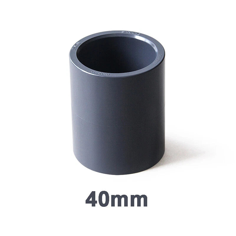 PVC Rohr 20mm bis 200mm Klebe Fittings Verbinder Muffe Klebefitting Klebemuffe
