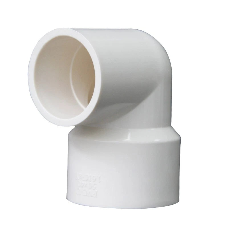 Weiß PVC Klebefittings Rohr Verbinder T-Stück Bogen Winkel Muffe Kreuz 20-160mm