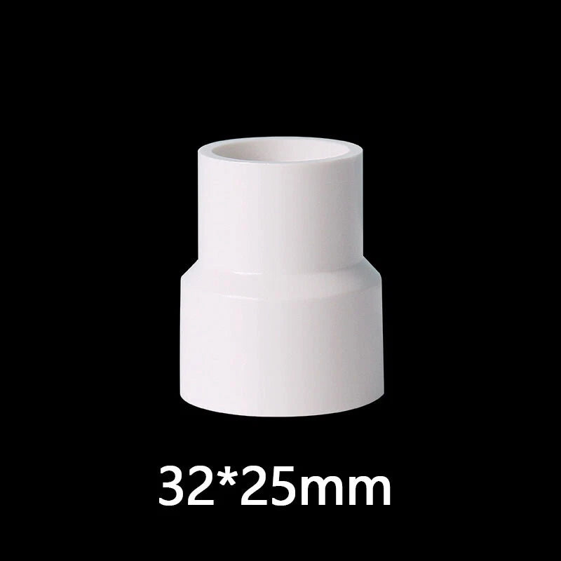 PVC Weiß Reduzierstück Muffe Rohr Fittings Verbinder Klebefittings 20mm~160mm