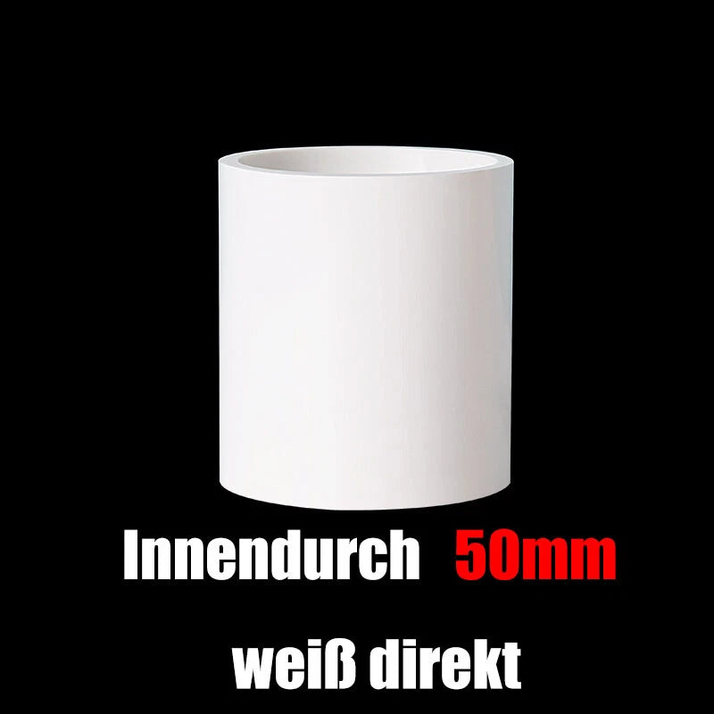 PVC Muffe Rohr Gerade Fitting Klebefittings ø20mm Bis 200mm Rohrverbinder Weiß