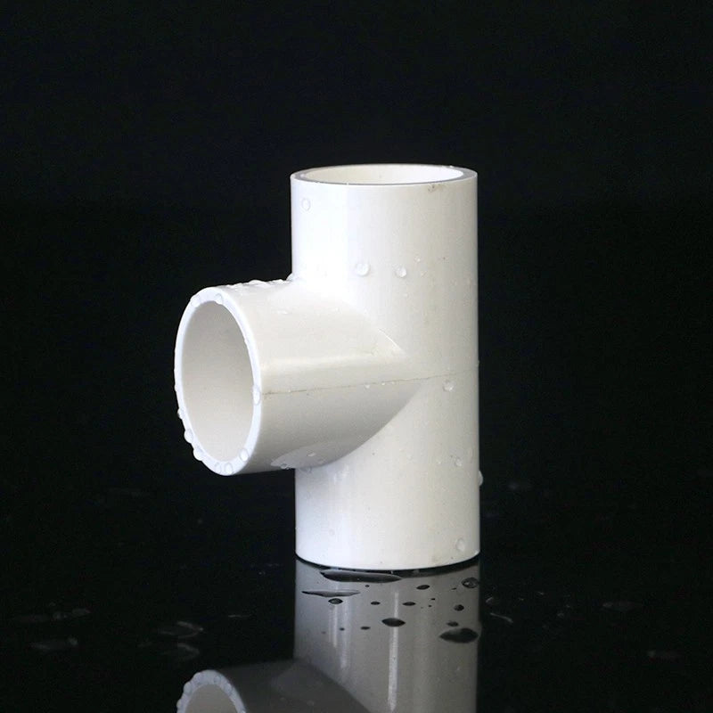 Weiß PVC Klebefittings Rohr Verbinder T-Stück Bogen Winkel Muffe Kreuz 20-160mm