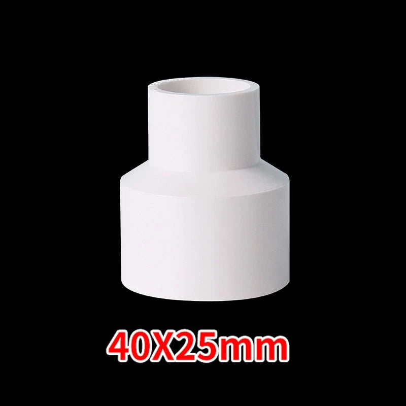 PVC Weiß Reduzierstück Muffe Rohr Fitting Klebefittings Ø25*20mm~Ø160*125mm