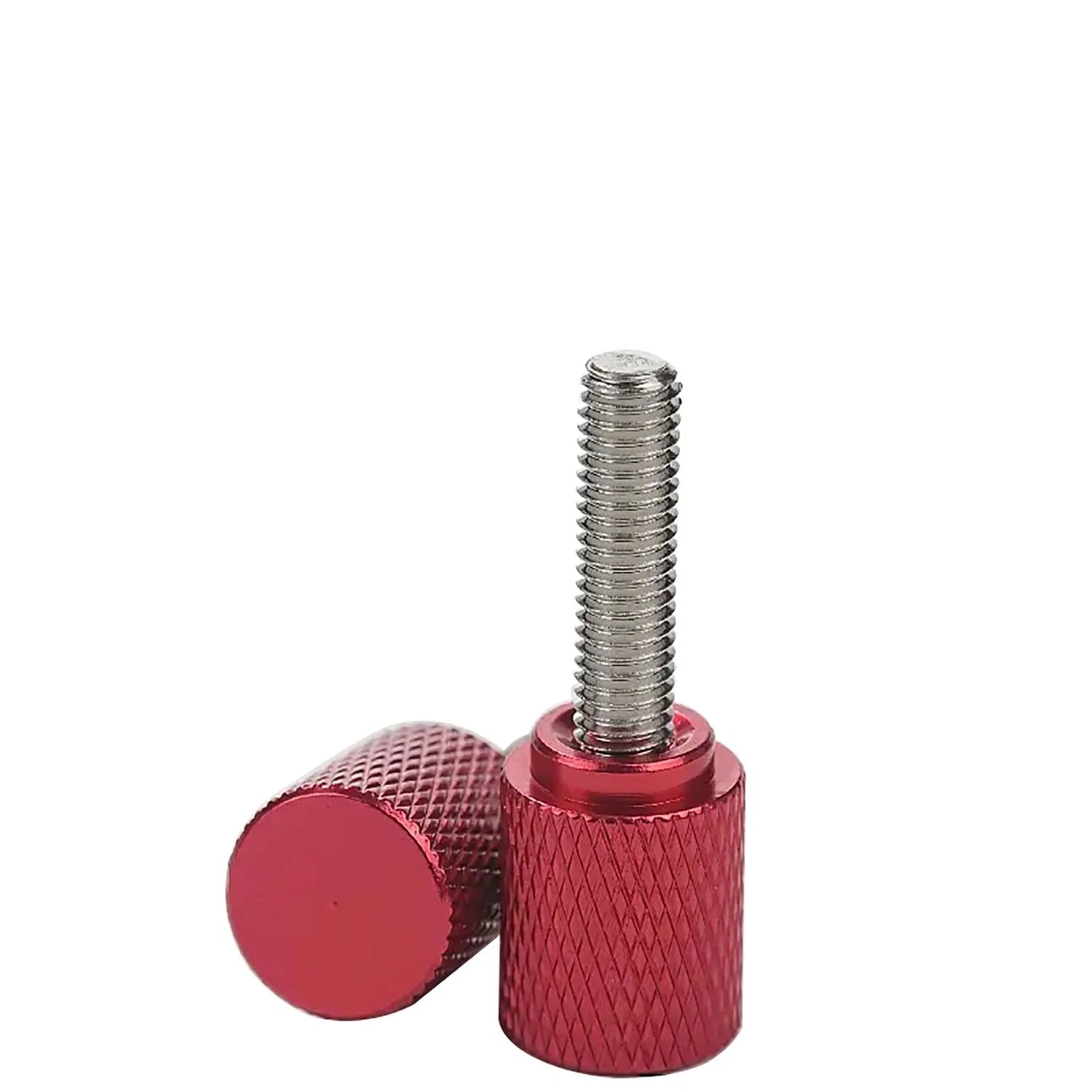 M4 Knurled Thumb Screws,Aluminium Alloy Head & Stainless Steel Stud,6-100mm Bolt