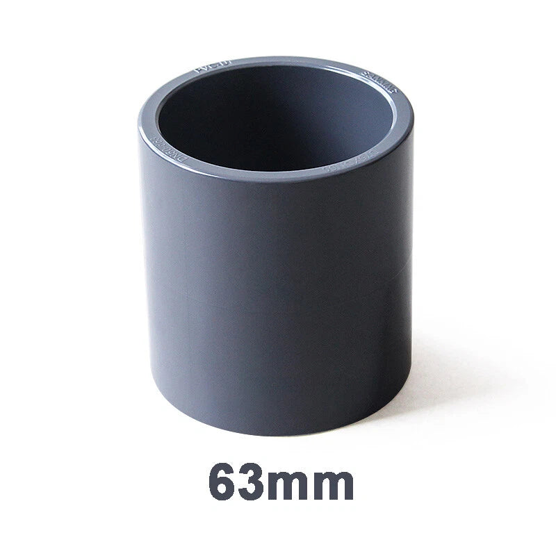 PVC Rohr 20mm bis 200mm Klebe Fittings Verbinder Muffe Klebefitting Klebemuffe
