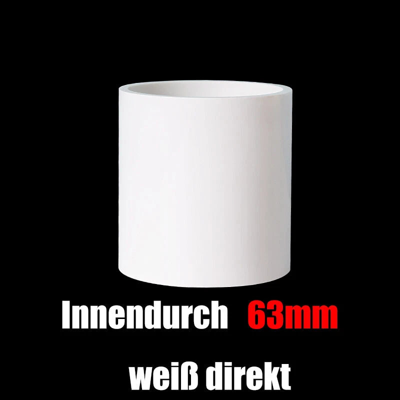 PVC Muffe Rohr Gerade Fitting Klebefittings ø20mm Bis 200mm Rohrverbinder Weiß