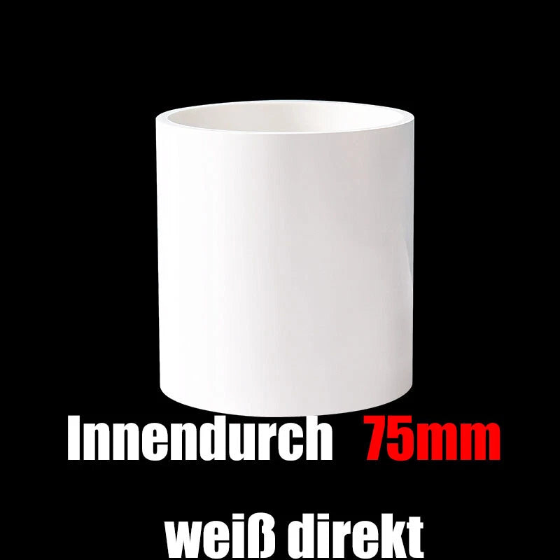 PVC Muffe Rohr Gerade Fitting Klebefittings ø20mm Bis 200mm Rohrverbinder Weiß
