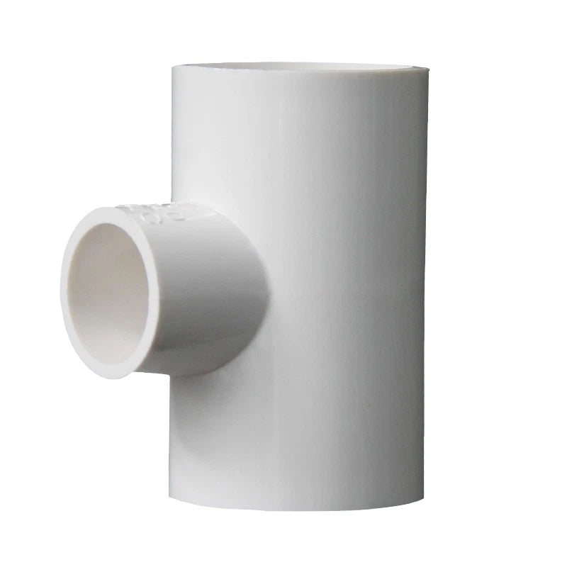 Weiß PVC Klebefittings Rohr Verbinder T-Stück Bogen Winkel Muffe Kreuz 20-160mm