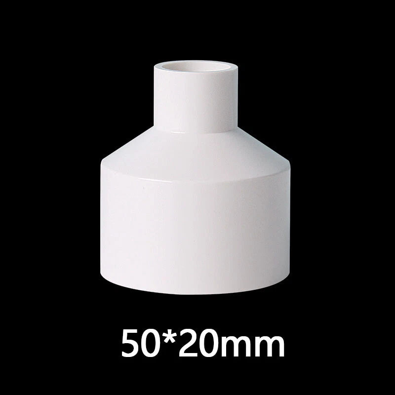 PVC Weiß Reduzierstück Muffe Rohr Fittings Verbinder Klebefittings 20mm~160mm