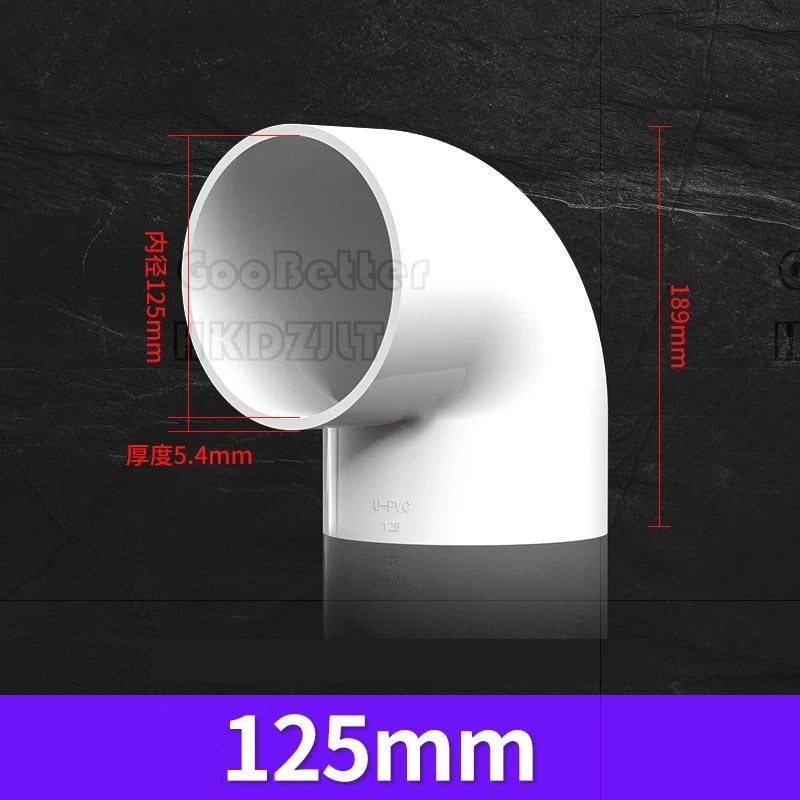 PVC Klebe Fittings 90° Winkel Bogen Verbinder Muffe Klebemuffen Klebefitting