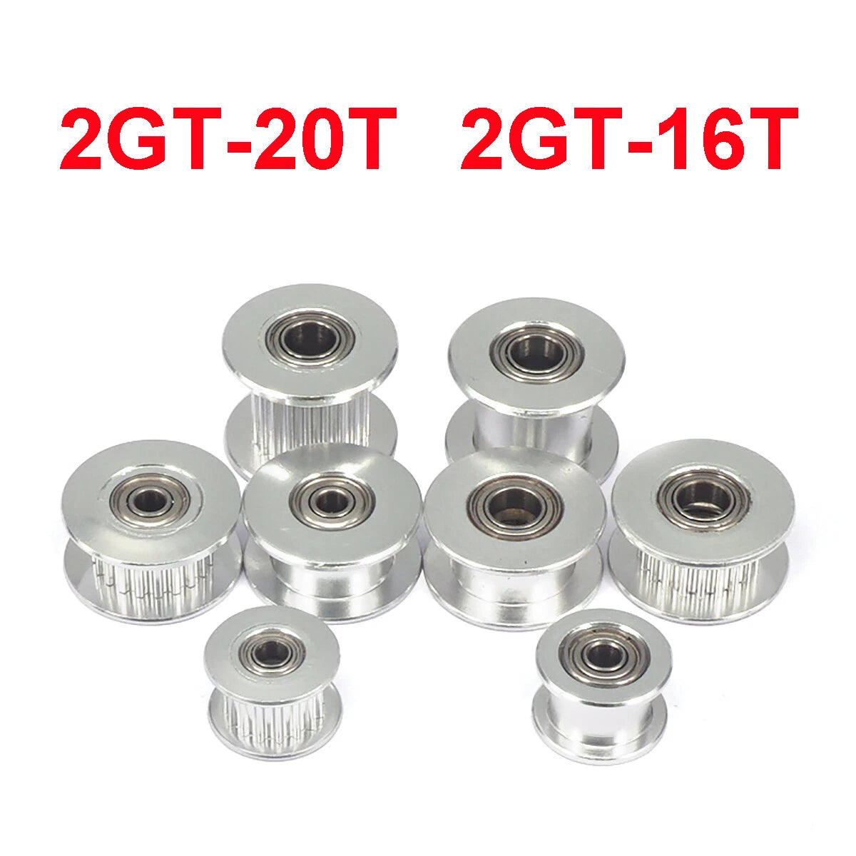 GT2 Zahnrad Antrieb Riemenscheibe Zahnriemenrad für 3D Drucker Kugellager Pulley