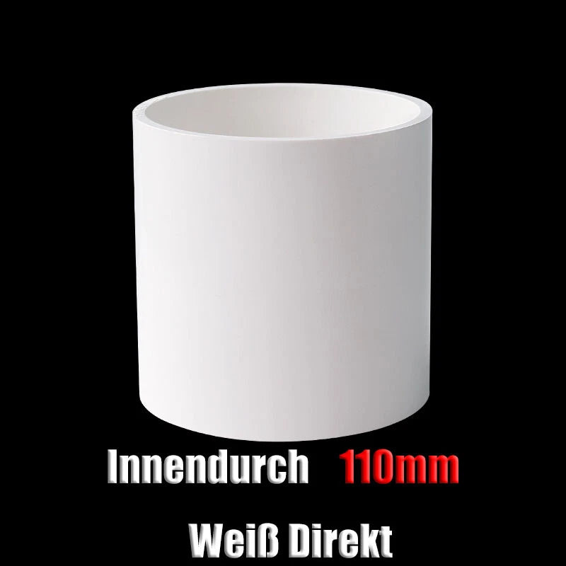 PVC Muffe Rohr Gerade Fitting Klebefittings ø20mm Bis 200mm Rohrverbinder Weiß