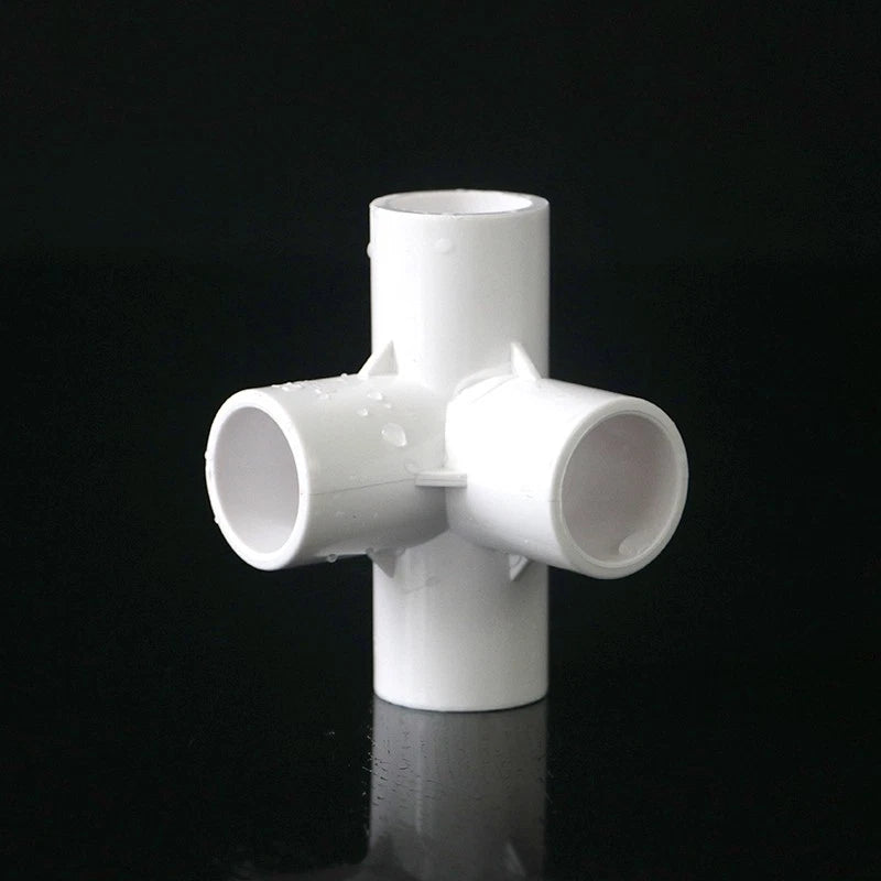 Weiß PVC Klebefittings Rohr Verbinder T-Stück Bogen Winkel Muffe Kreuz 20-160mm
