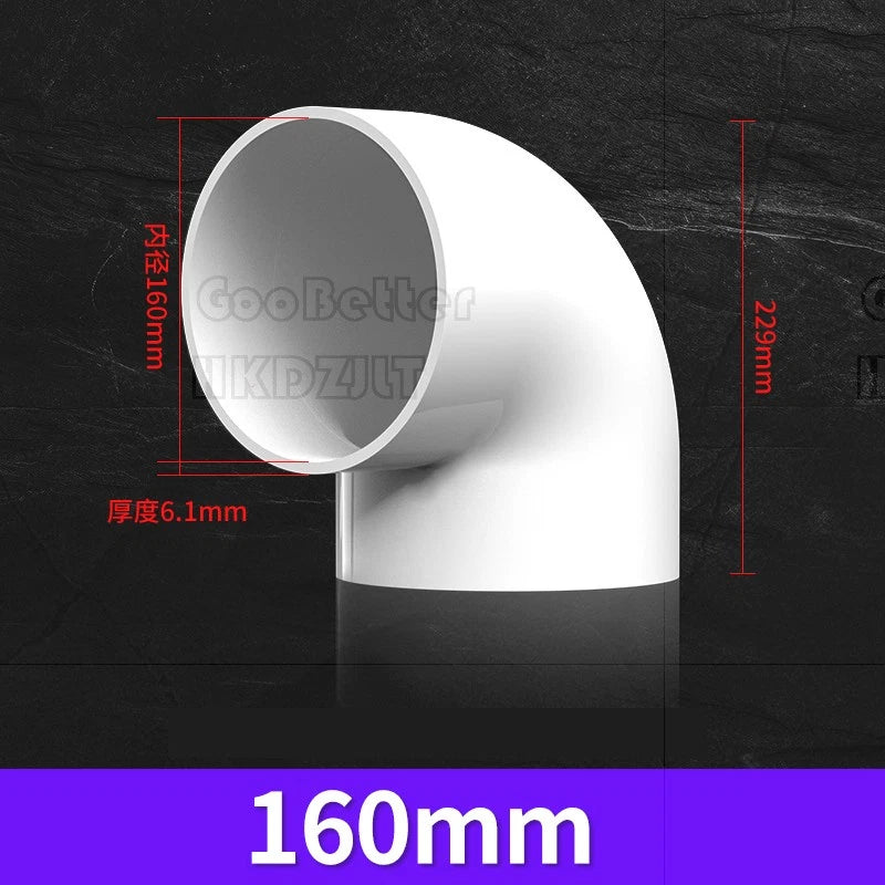 PVC Klebe Fittings 90° Winkel Bogen Verbinder Muffe Klebemuffen Klebefitting
