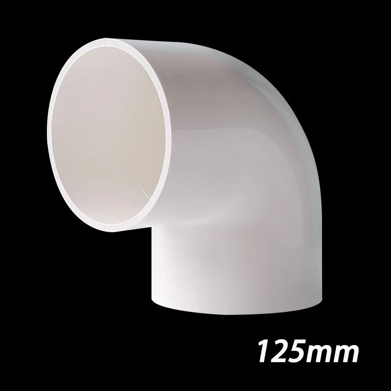PVC Klebe Fittings Verbinder Bogen Nippel 90° Winkel Winkel Hahn Rohr 16mm-200mm