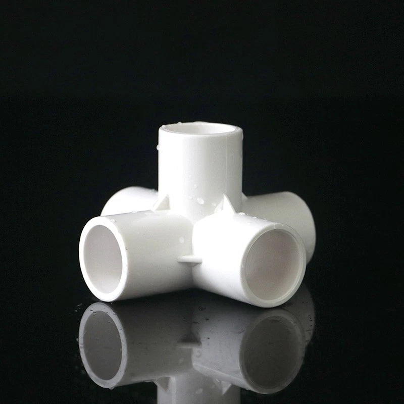 Weiß PVC Klebefittings Rohr Verbinder T-Stück Bogen Winkel Muffe Kreuz 20-160mm