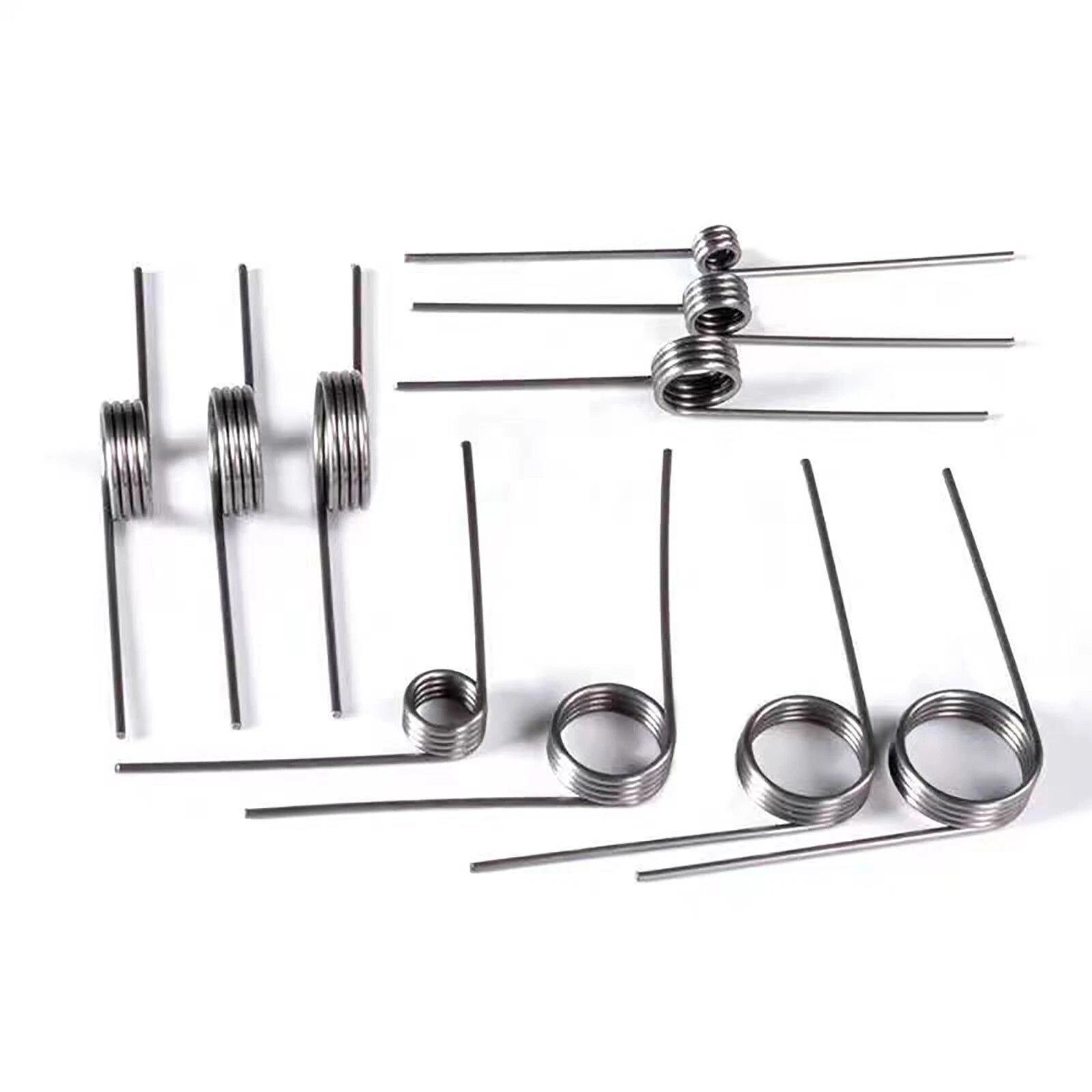 d 1,4mm Schenkelfedern/Torsionsfedern/Drehfeder/Spannfeder Edelstahl linke Feder