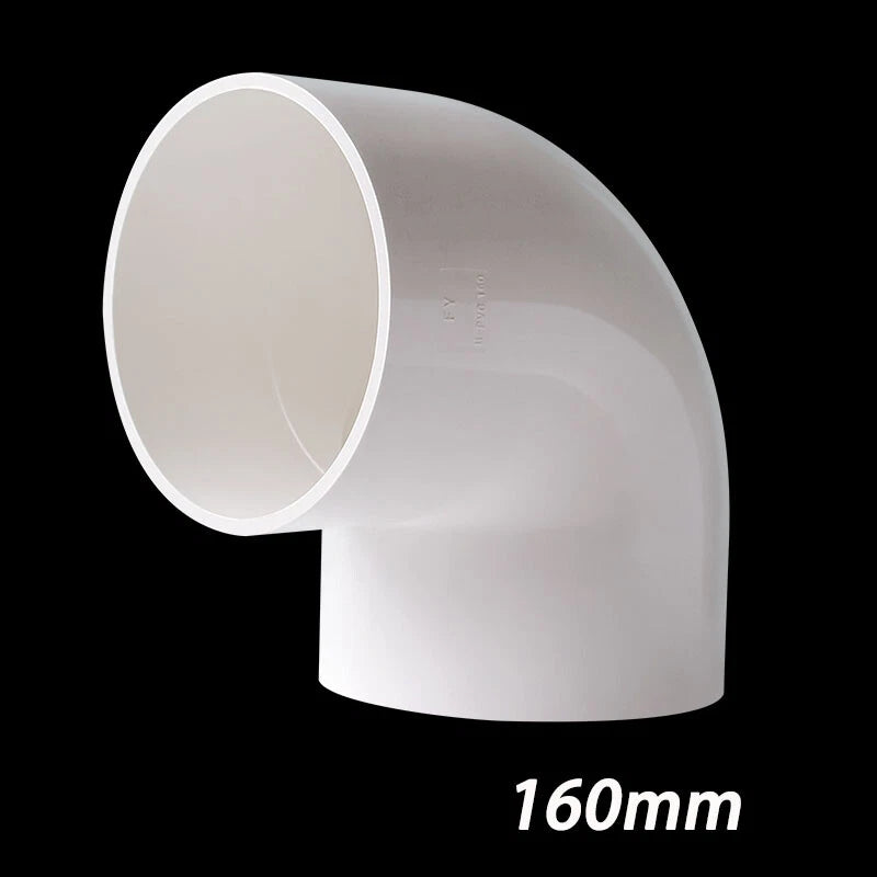 PVC Klebe Fittings Verbinder Bogen Nippel 90° Winkel Winkel Hahn Rohr 16mm-200mm
