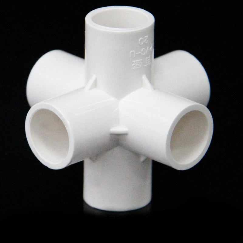 Weiß PVC Klebefittings Rohr Verbinder T-Stück Bogen Winkel Muffe Kreuz 20-160mm
