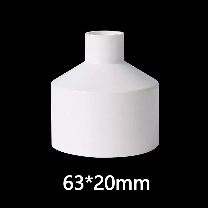 PVC Weiß Reduzierstück Muffe Rohr Fittings Verbinder Klebefittings 20mm~160mm