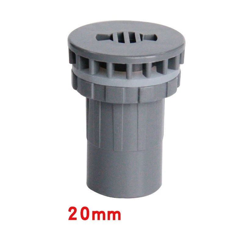 PVC Klebefitting Aquarium Fish Tank Wasser Rohr Fittings Stecker 3 Farbe 20~50mm