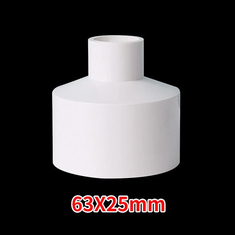 PVC Weiß Reduzierstück Muffe Rohr Fitting Klebefittings Ø25*20mm~Ø160*125mm