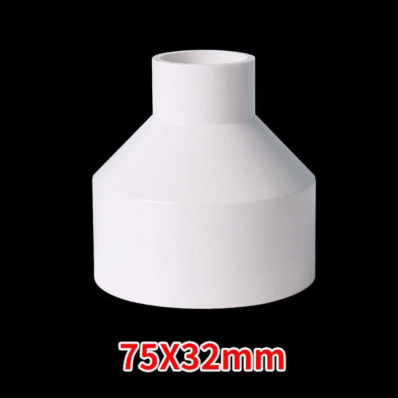 PVC Weiß Reduzierstück Muffe Rohr Fitting Klebefittings Ø25*20mm~Ø160*125mm
