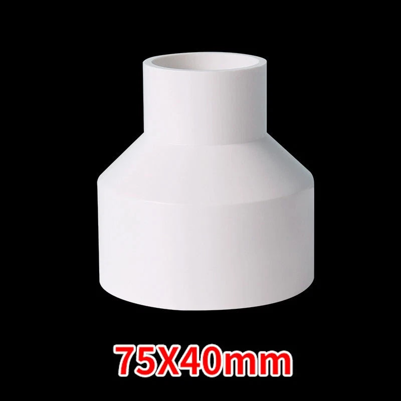 PVC Weiß Reduzierstück Muffe Rohr Fitting Klebefittings Ø25*20mm~Ø160*125mm