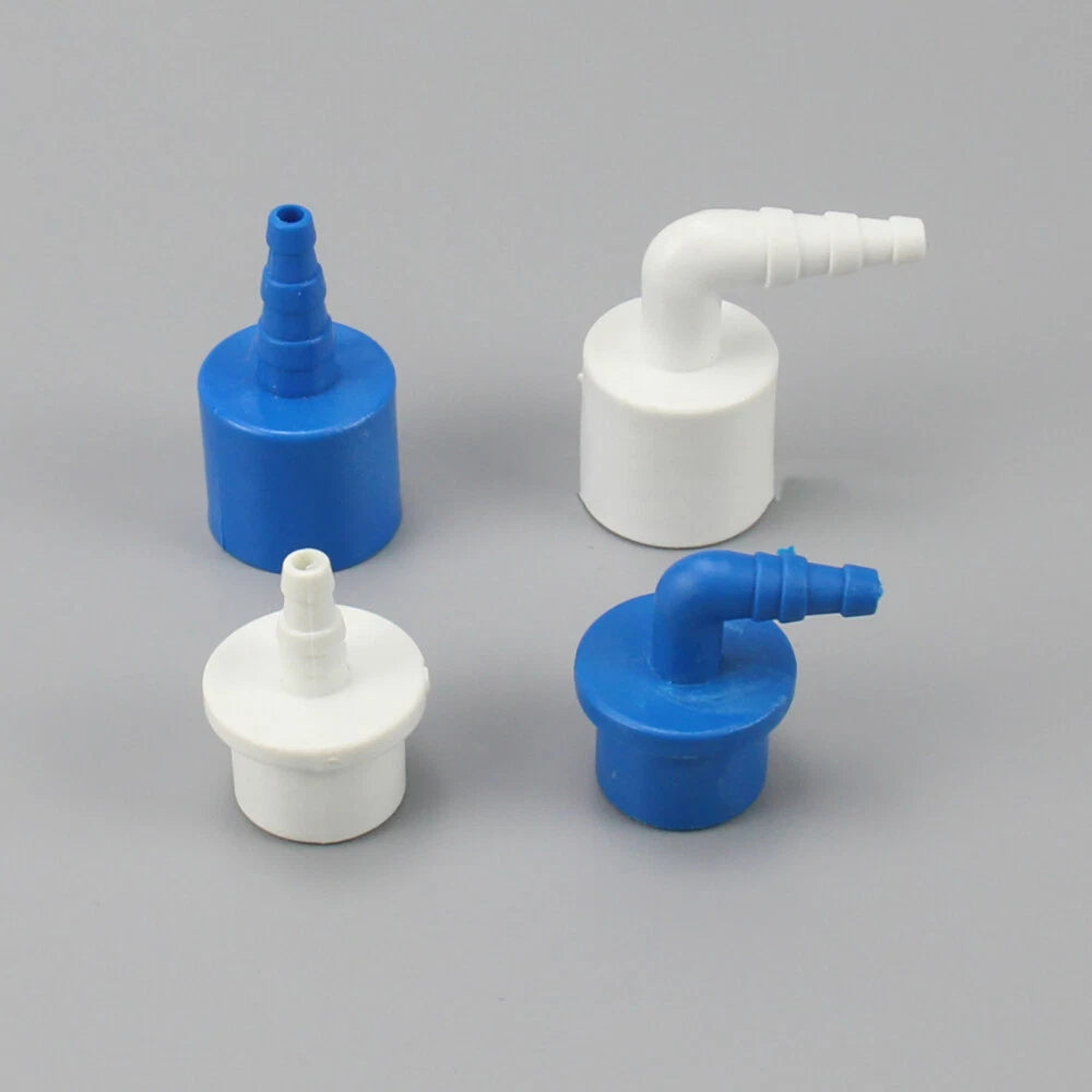 PVC Aquarium Winkel Muffe Kleberfittings 20mm x Schlauchtülle 5~8mm Reduzierung