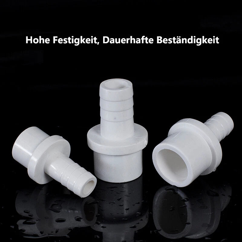 5-63mm Schlauchtülle PVC Klebefittings Druck Wasser Rohr Fittings Weiß Blau Grau