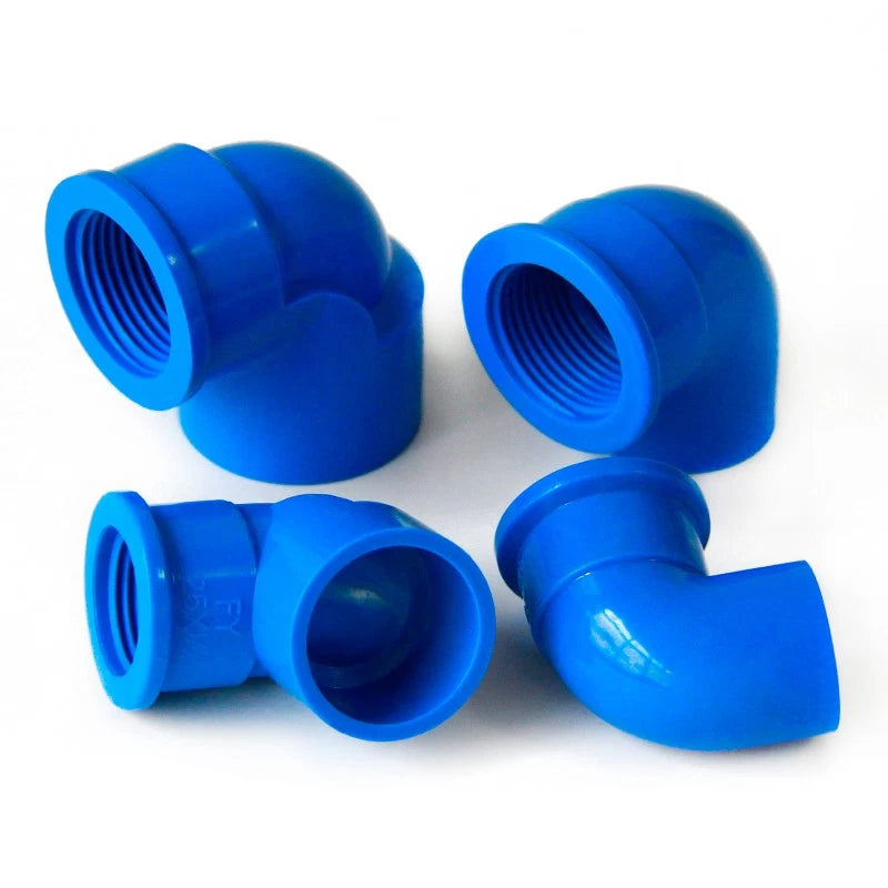 PVC Fittings Winkel 90 Grad Klebefitting mit Innengewinde 1 2" bis 2" Klebemuffe
