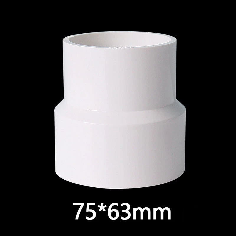 PVC Weiß Reduzierstück Muffe Rohr Fittings Verbinder Klebefittings 20mm~160mm