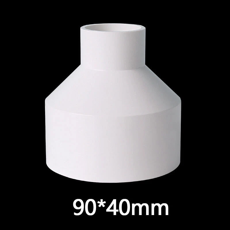 PVC Weiß Reduzierstück Muffe Rohr Fittings Verbinder Klebefittings 20mm~160mm