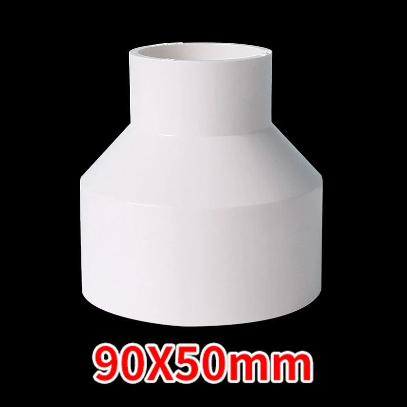 PVC Weiß Reduzierstück Muffe Rohr Fitting Klebefittings Ø25*20mm~Ø160*125mm