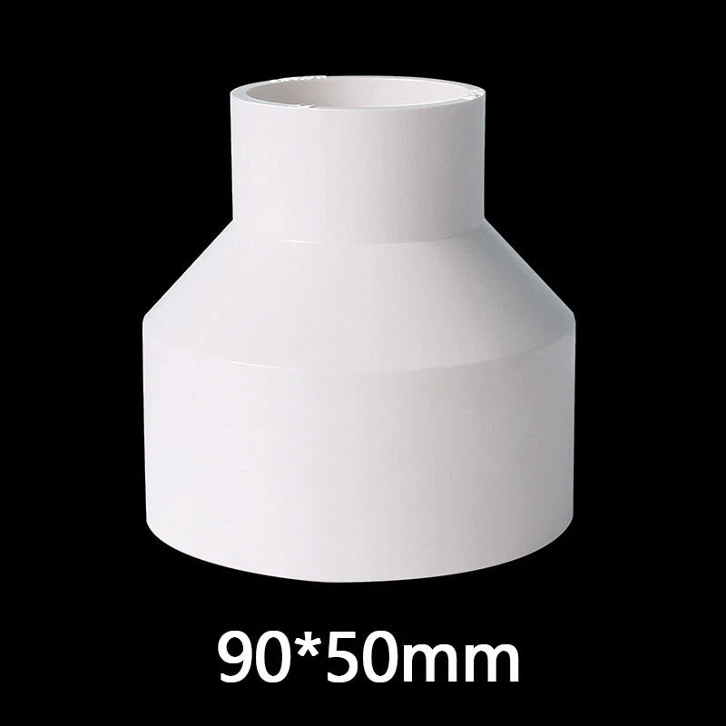 PVC Weiß Reduzierstück Muffe Rohr Fittings Verbinder Klebefittings 20mm~160mm