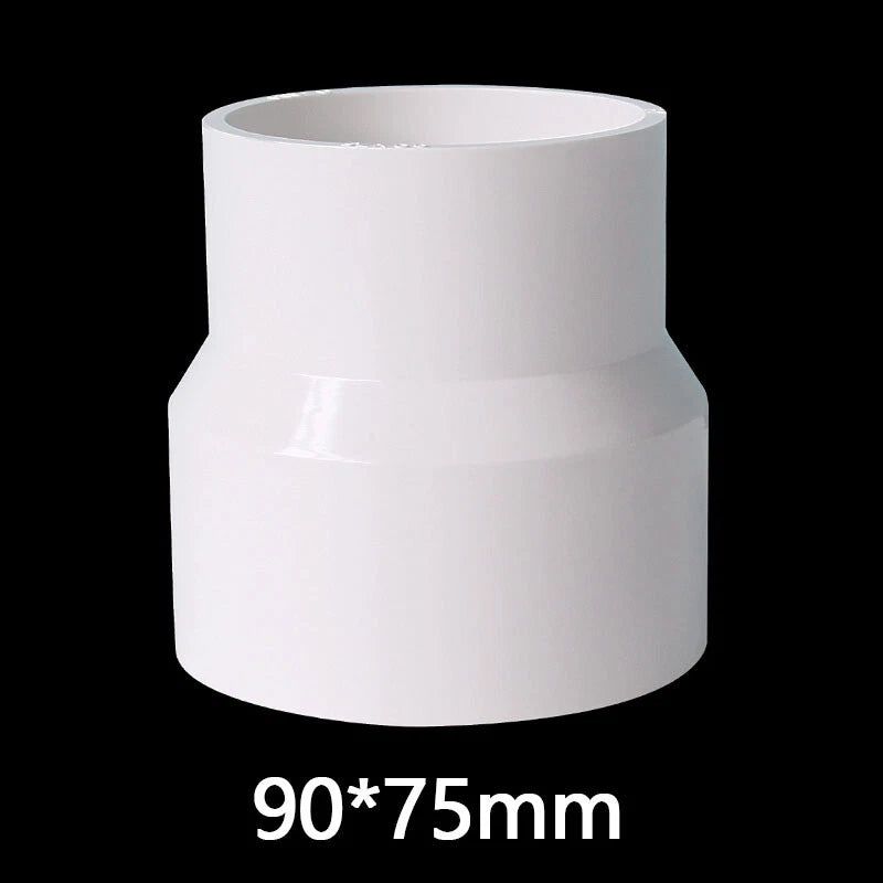PVC Weiß Reduzierstück Muffe Rohr Fittings Verbinder Klebefittings 20mm~160mm