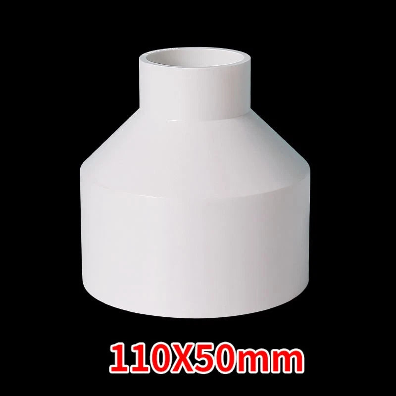 PVC Weiß Reduzierstück Muffe Rohr Fitting Klebefittings Ø25*20mm~Ø160*125mm