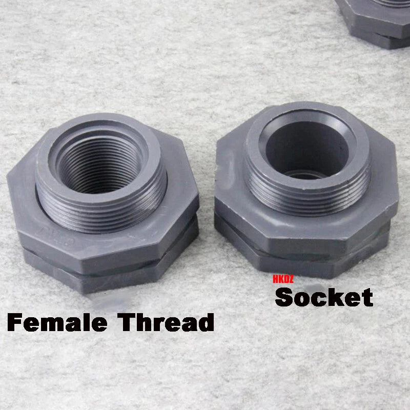 PVC Gewinde Fittings Tankdurchführung Wassertankanschluss Behälteranschluß Pool