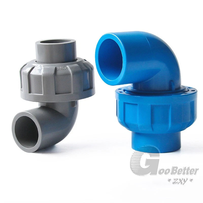 PVC Klebefittings 20 25 32 40 50 75 110-250mm Bogen Rohr Winkel Muffe Übergang