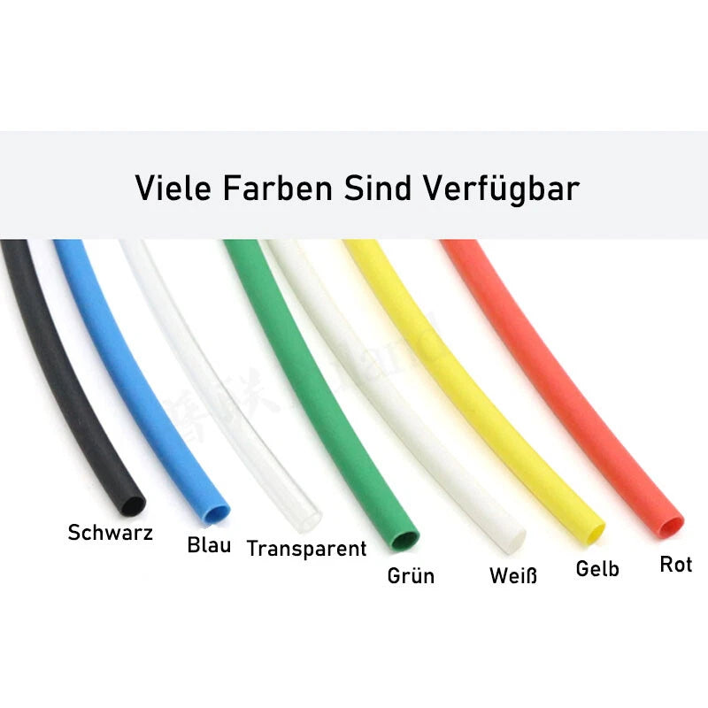 3:1 Dual Wall Adhesive Lined Heat Shrink Tubing — φ1.6mm to φ15.4mm, Multiple Colors