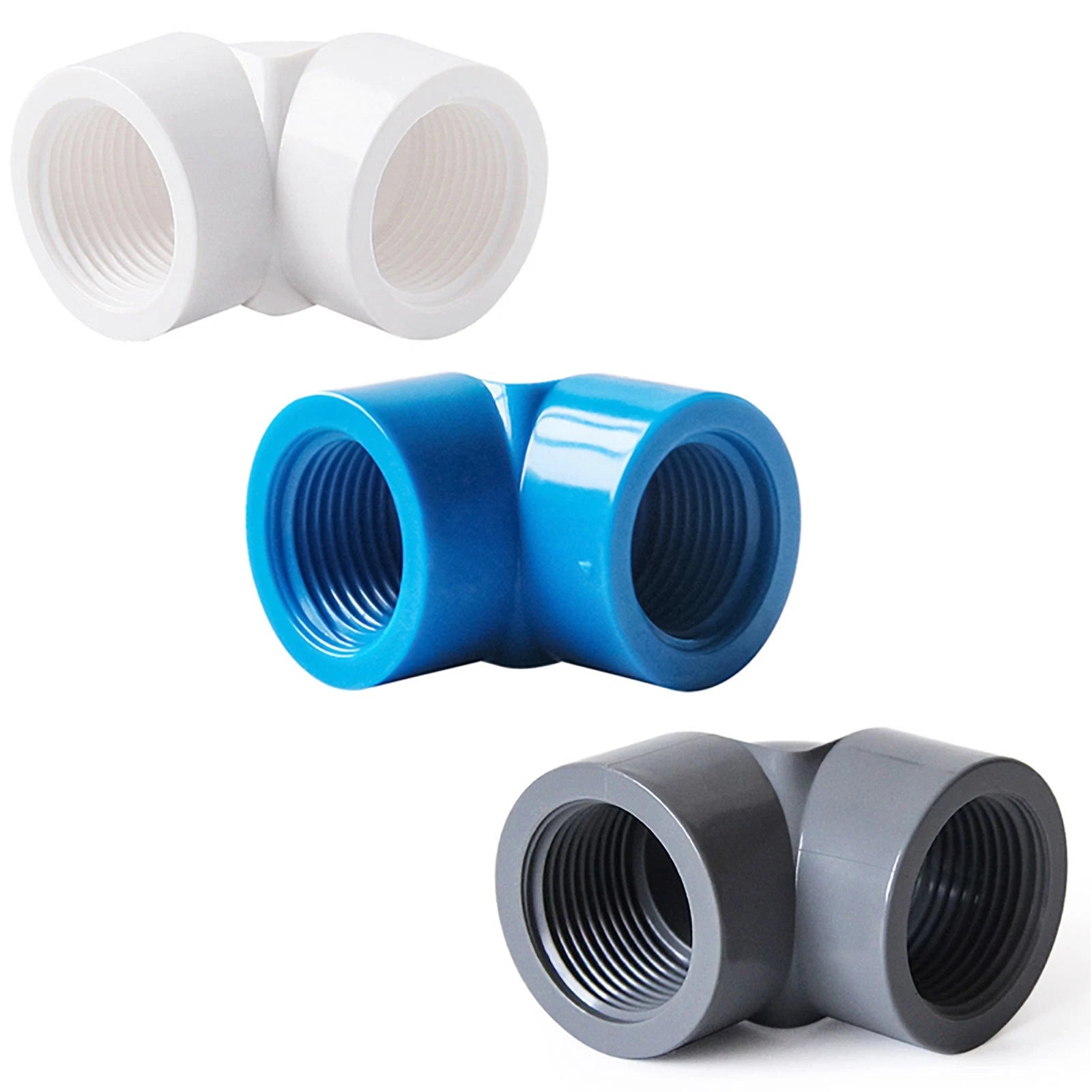 16 20 25 32-110mm PVC Fittings Aquarium Pool Verrohrung Rohr Winkel Muffe T-St