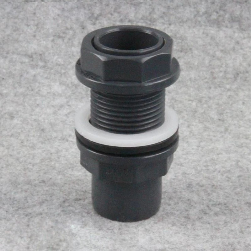 UPVC Fitting Klebefittings Durchführung Rohrverbinder Muffe 20mm-75mm Aquarium