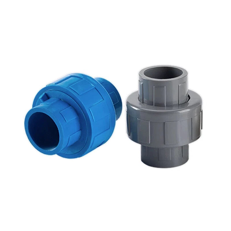 PVC Klebe Fittings Verschraubung Verbinder Muffe PN 10 Bar Innen-Ø 20mm-110mm