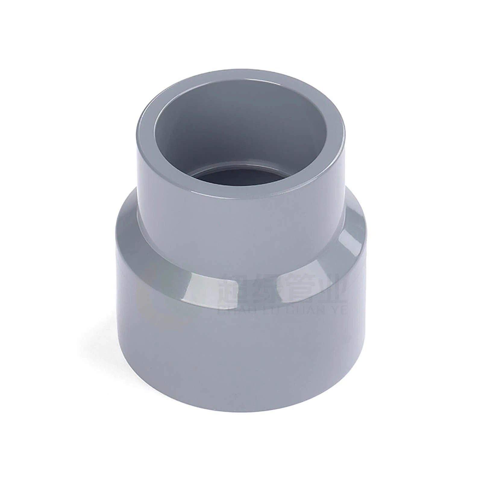 Ø25mm-200mm PVC Reduzierstück Muffe Rohr Fitting Klebefittings Lang Konisch Grau