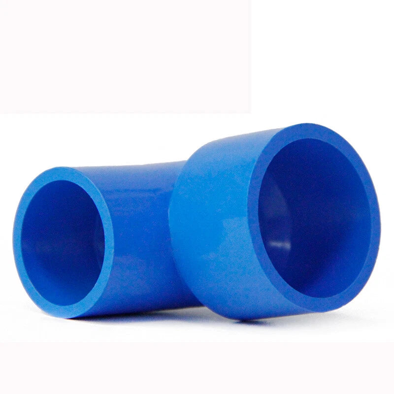 PVC Winkel 90 Grad Klebefittings Klebemuffe Rohr Reduzierung Weiß Grau Blau
