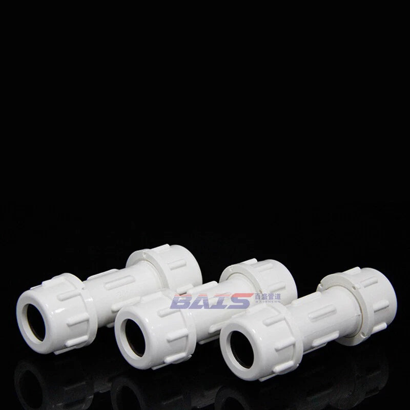 PVC Rohr 20 25 32 40 50 63 75 90 110 160mm Rohrverbinder Gerade Muffe Fittings
